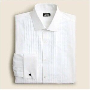 J.Crew Ludlow Pleated-bib Tuxedo Shirt NWT  Size 14H32